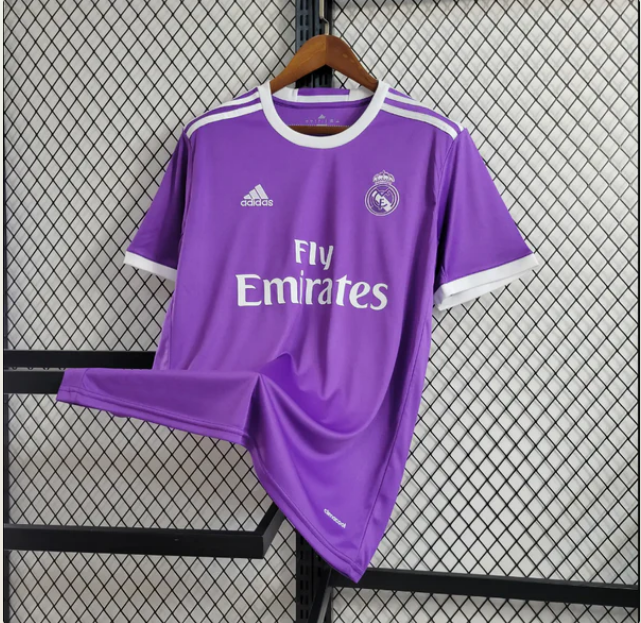 Retro Real Madrid 16-17 Away Jersey - Champions League Final Version