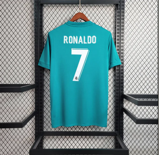 Retro Real Madrid 17-18 Retro Third Jersey Ronaldo