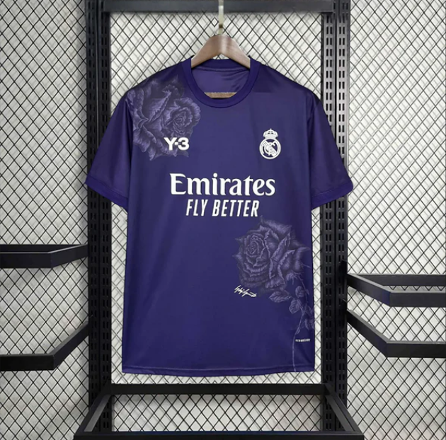 Real Madrid 23-24 Y3 Purple Special Edition Jersey - Fans Version