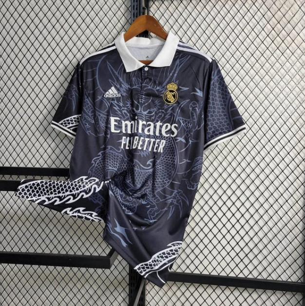 REAL MADRID 23/24 SPECIAL "BLACK DRAGON" JERSEY Fan Version