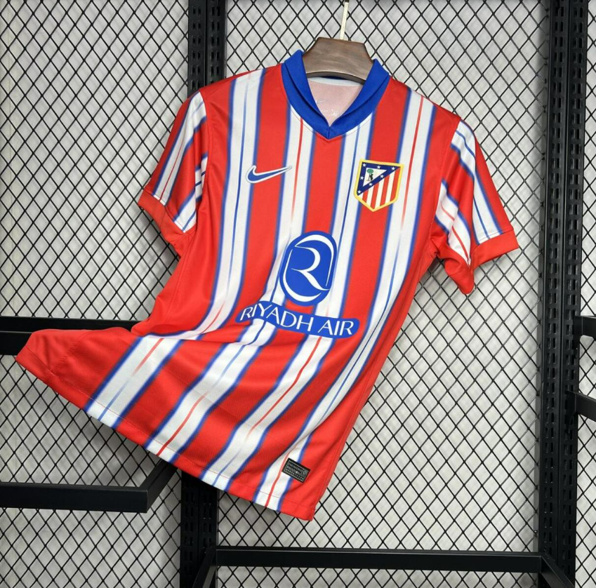 2024/2025 Soccer Jersey Atletico Madrid Home- Fan version