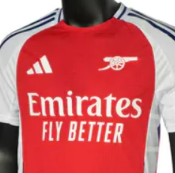 Arsenal 24-25 Home Stadium Jersey - Player Version