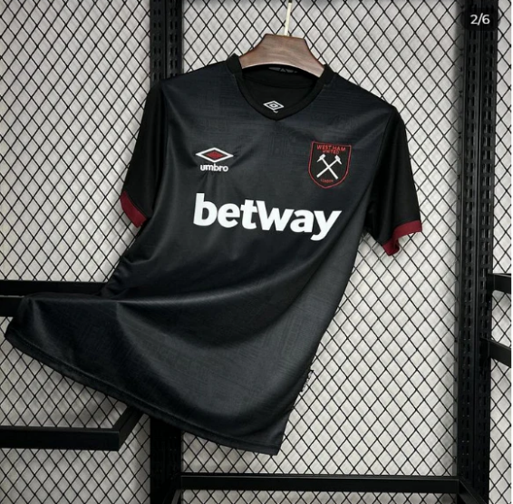 West Ham United Away Jersey 24/25 Football Kit - Fan Version