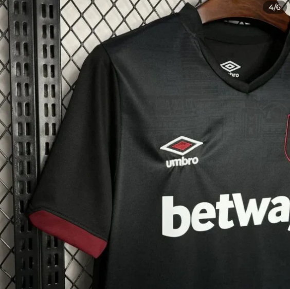 West Ham United Away Jersey 24/25 Football Kit - Fan Version