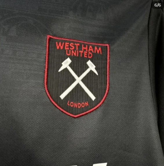 West Ham United Away Jersey 24/25 Football Kit - Fan Version