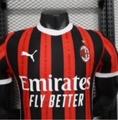 Player AC Milan Home Kit 24/25 Football Jersey - Player Version