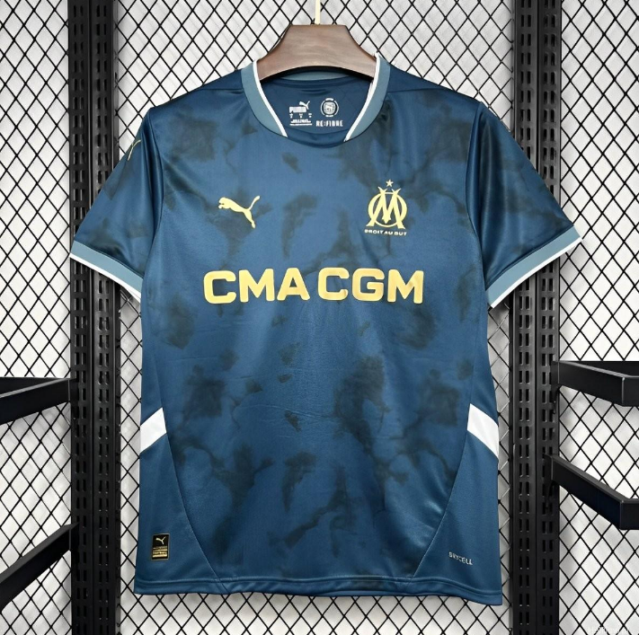Olympique de Marseille 2024/2025 Away Jersey - Fan Version