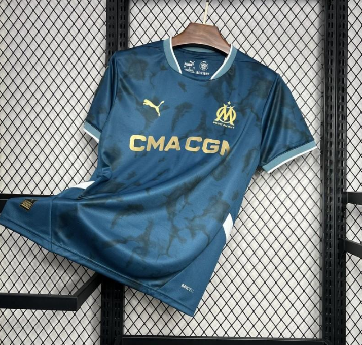 Olympique de Marseille 2024/2025 Away Jersey - Fan Version