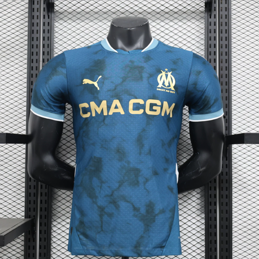 Olympique de Marseille 2024/2025 Away Jersey - Player Version