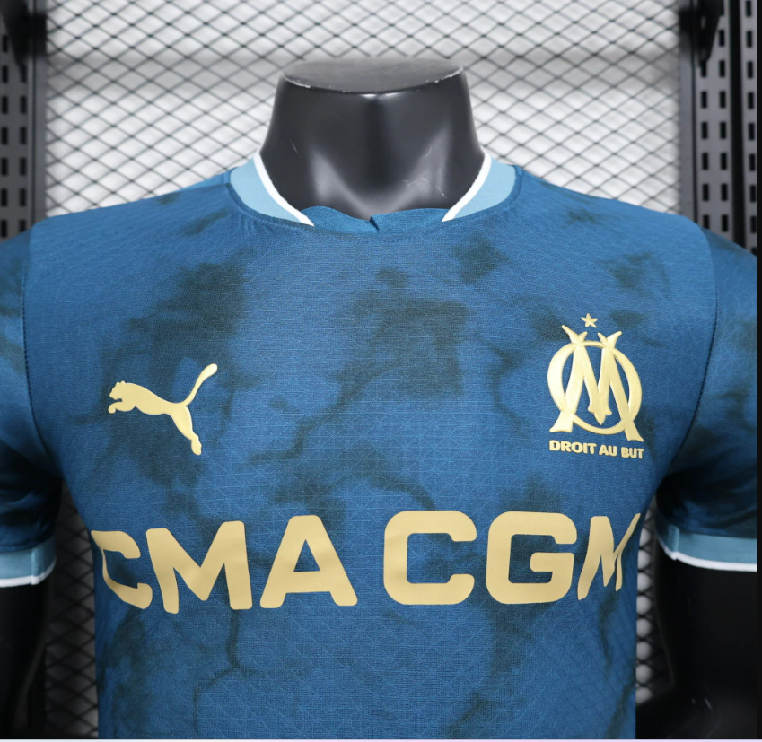 Olympique de Marseille 2024/2025 Away Jersey - Player Version