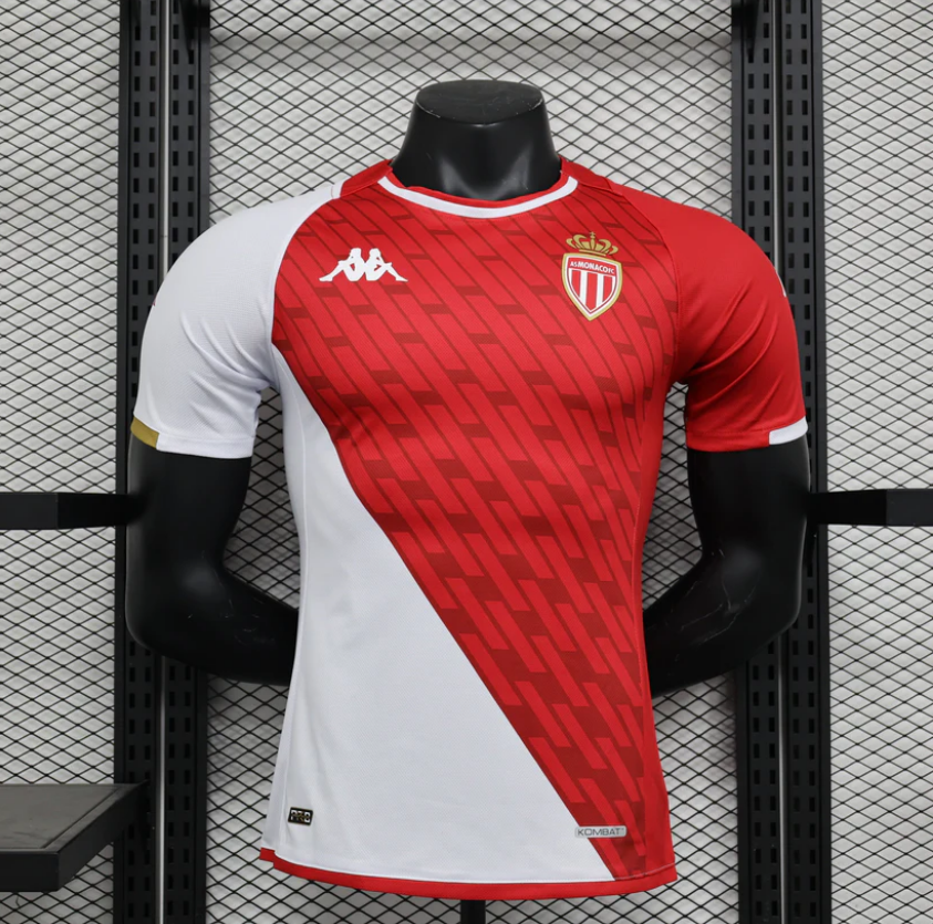 24/25 AS Monaco Home Jersey - Player Version