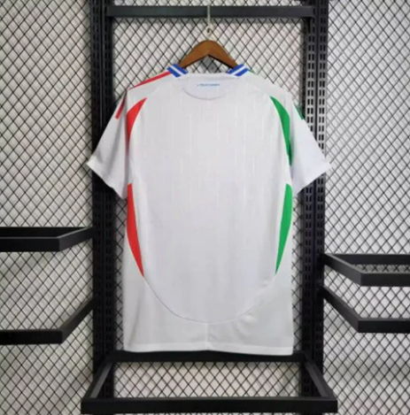 Italy 2024 Away White Stadium Jersey - Fans Version