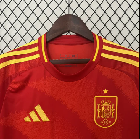Spain 2024 Home Stadium Jersey - Fans Version