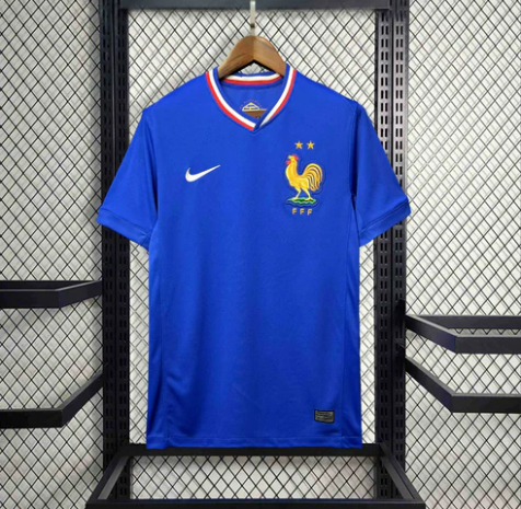 France 2024 Home Blue Stadium Jersey - Fans Version