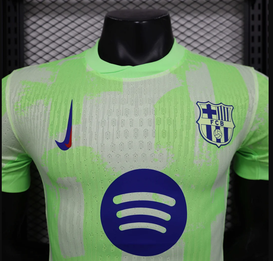 2024/2025 Barcelona Third Away Football Shirt Player Version