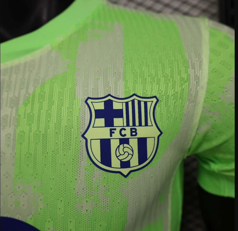 2024/2025 Barcelona Third Away Football Shirt Player Version