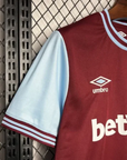 West Ham United Home Jersey 24/25 Football Kit - Fan Version